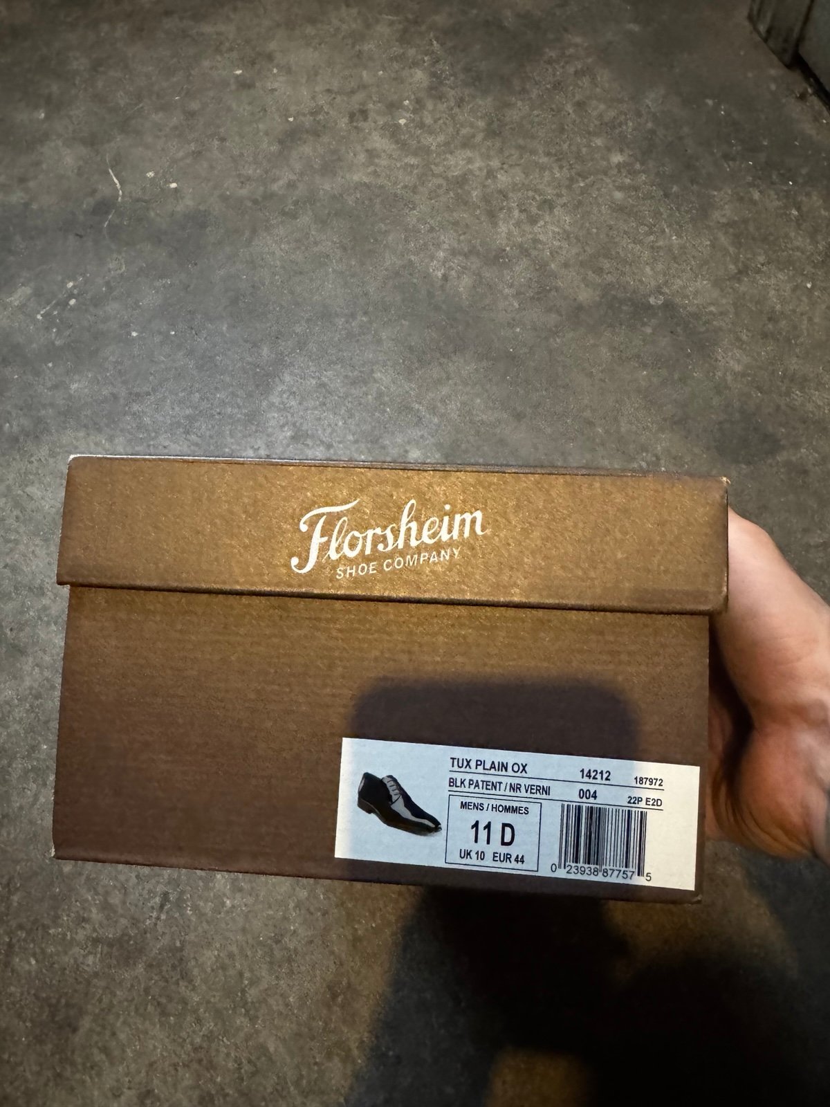 NIB Florsheim Men's, Tux Plain Toe Oxford size 11