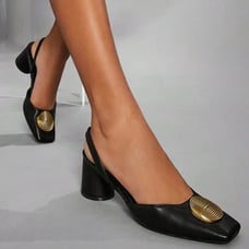 ZARA Block Heel Slingbacks (US 7.5)