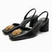ZARA Block Heel Slingbacks (US 7.5)