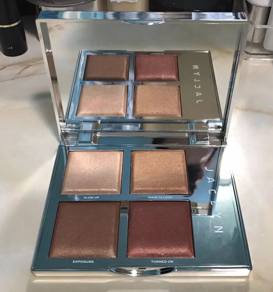 JACLYN COSMETICS ~ RARE ~ “THE FLARE” HIGHLIGHTER PALETTE ~ FULL SIZE ~ NIB