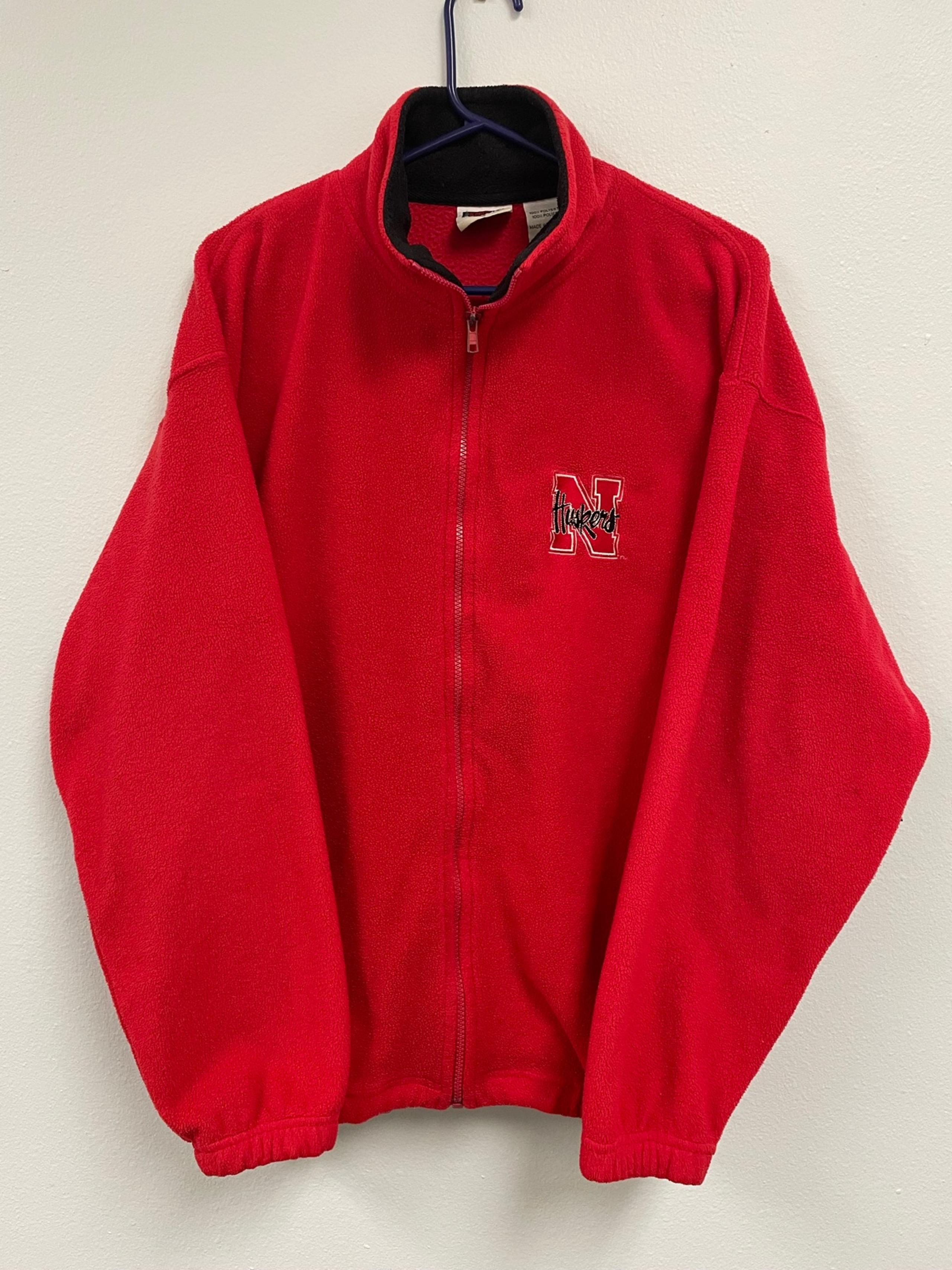 Vintage Nebraska Cornhuskers fleece.  Large.  Excellent condition.