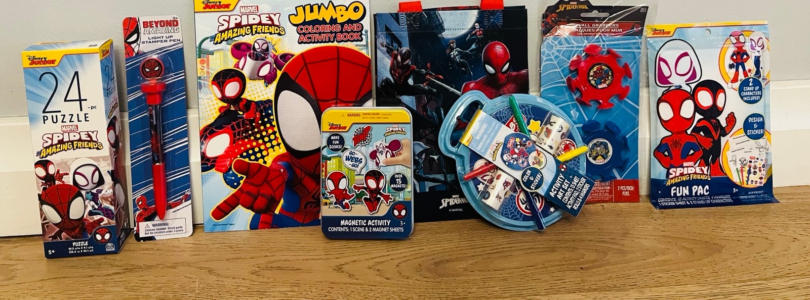 Spidey and His Amazing Friends Easter Activity Basket - detail
