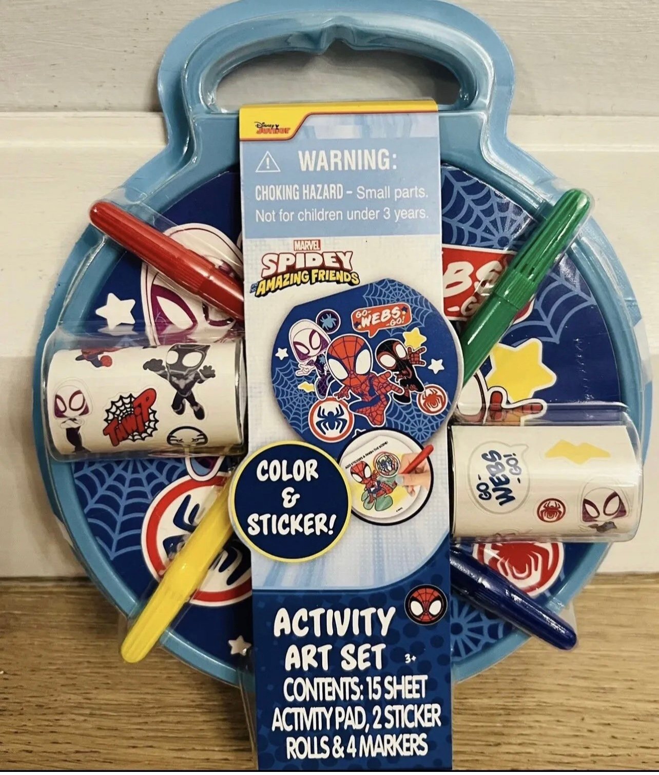 Spidey and His Amazing Friends Easter Activity Basket - detail