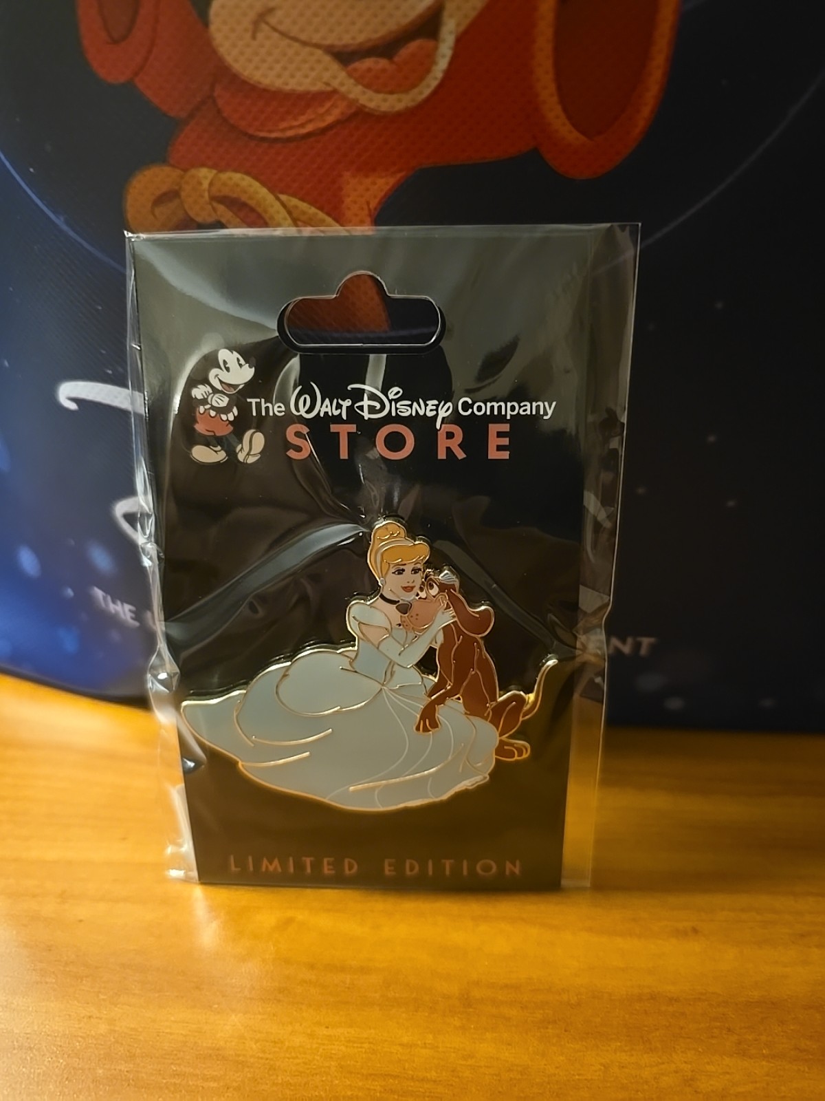 D23 EXPO 2024 WALT DISNEY COMPANY PIN STORE HUGS ARE BEST CINDERELLA & BRUNO LE