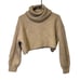 Aritzia Babaton Guell Wool Long Sleeve Turtleneck Cropped Sweater Size XS