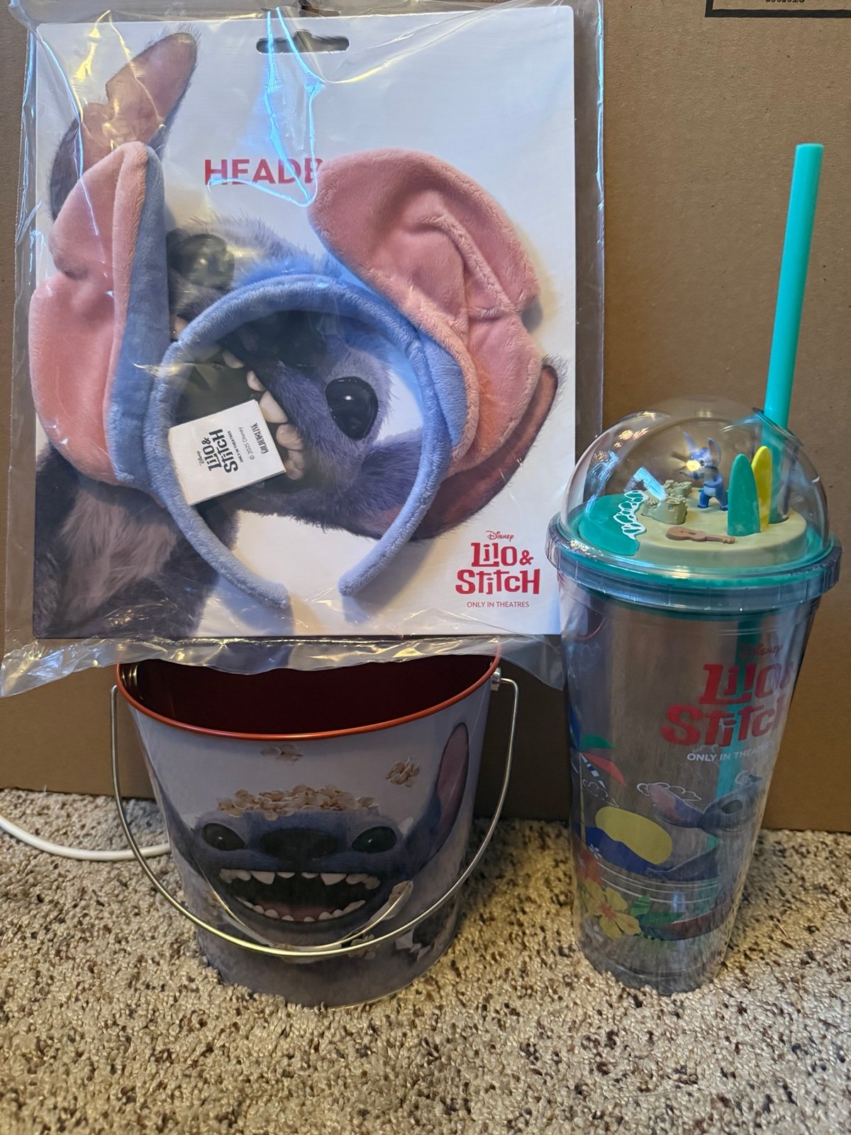 Lilo and Stitch Popcorn bucket combo Regal exclusive