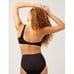 ANDIE SWIM NWT Wyndwood One Shoulder Rib Swim Bikini Top in Black // L