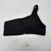 ANDIE SWIM NWT Wyndwood One Shoulder Rib Swim Bikini Top in Black // L