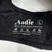 ANDIE SWIM NWT Wyndwood One Shoulder Rib Swim Bikini Top in Black // L