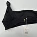 ANDIE SWIM NWT Wyndwood One Shoulder Rib Swim Bikini Top in Black // L