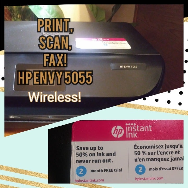 HP Envy 5055 Wireless Color Printer with scan and fax