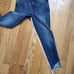 10 High-Rise Skinny Jeans: Cutout Tulip Hem Edition women's 28