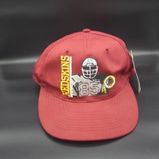 Vtg NOS 1990s Washington Redskins #85 Football Snapback Hat
