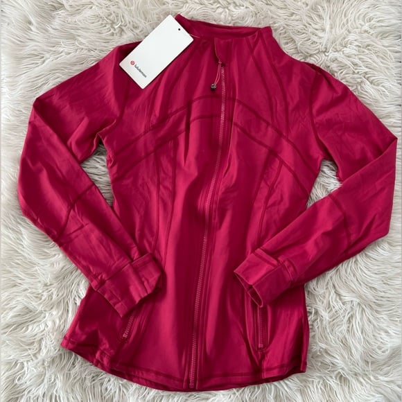 Lululemon Fuchsia Color Define Jacket Size 8