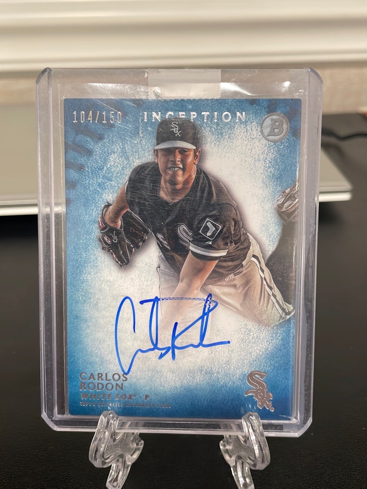 Carlos Rodon Inception RC On Card Auto 104/150