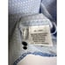 WRK 4-Way Stretch Dress Shirt Sz 17 1/2 Long Sleeves Diamond Geo Blue Design NWT