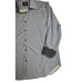 WRK 4-Way Stretch Dress Shirt Sz 17 1/2 Long Sleeves Diamond Geo Blue Design NWT