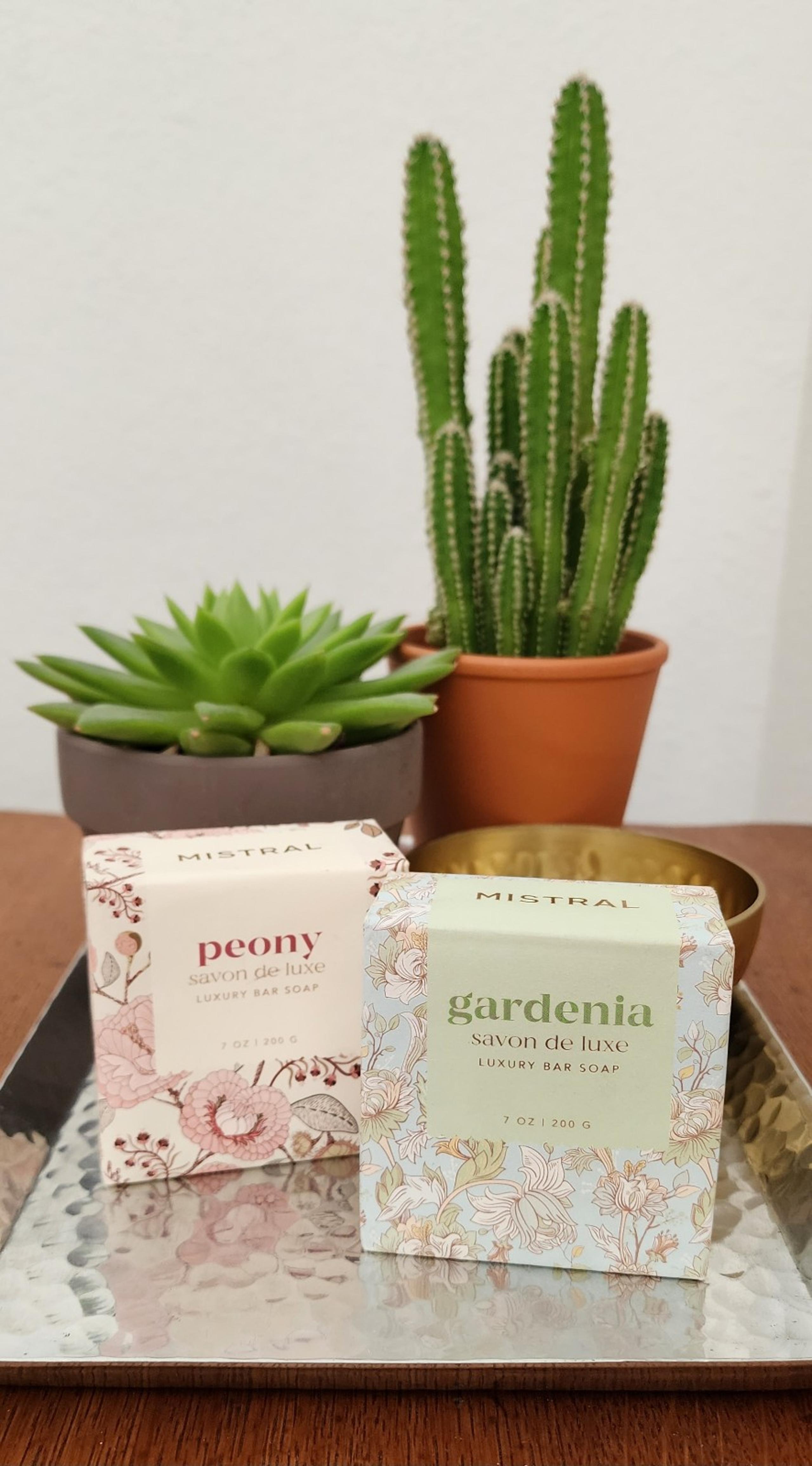 Mistral Luxury Bar Soaps - Gardenia & Peony