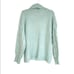 NWT LULUS Beside The Fire Grey Cable Knit Sweater In Sage Green Oversize S