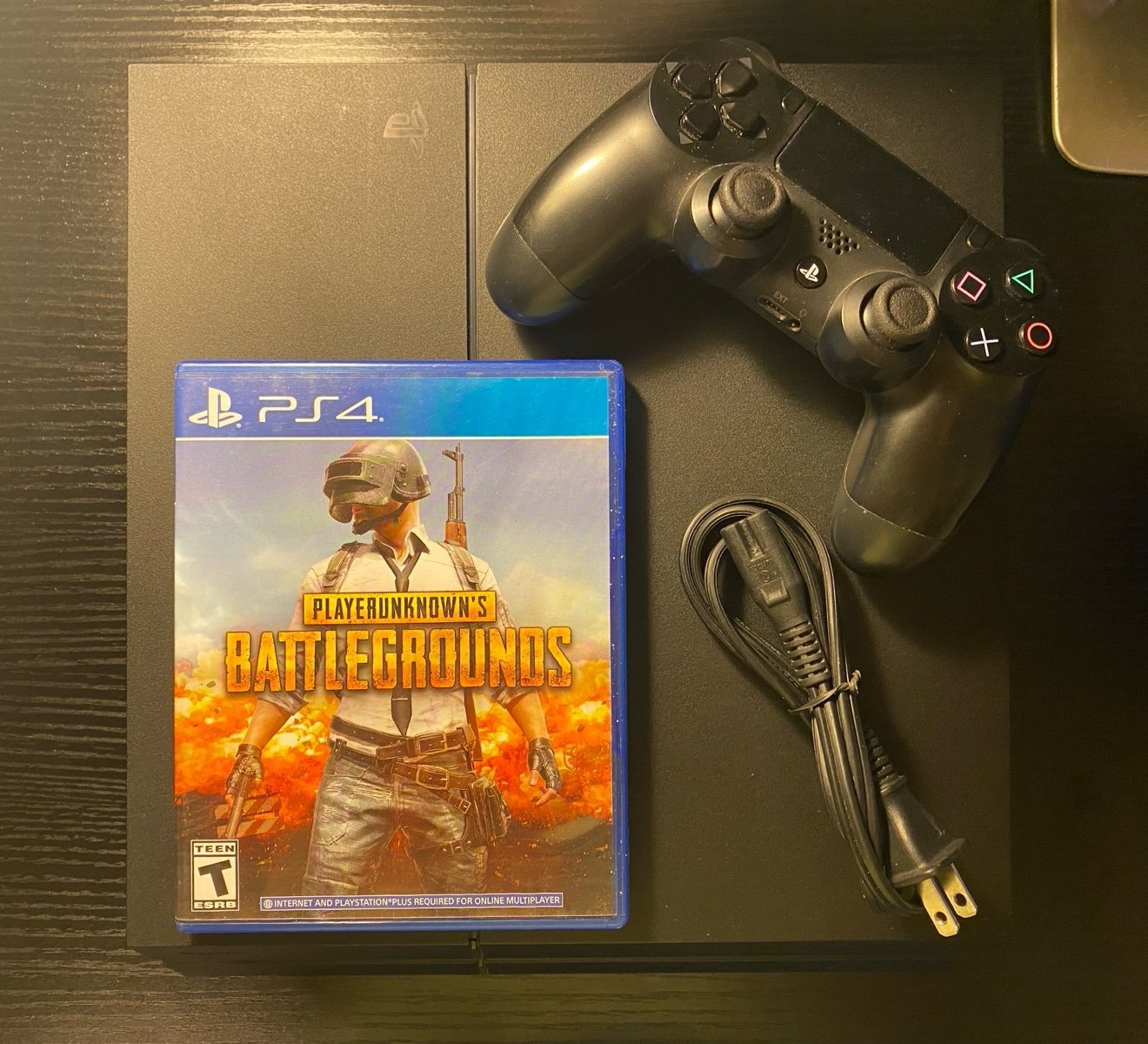 Sony PlayStation 4 (500 GB) - (Includes PubG Disk, One Control And Power Cable)
