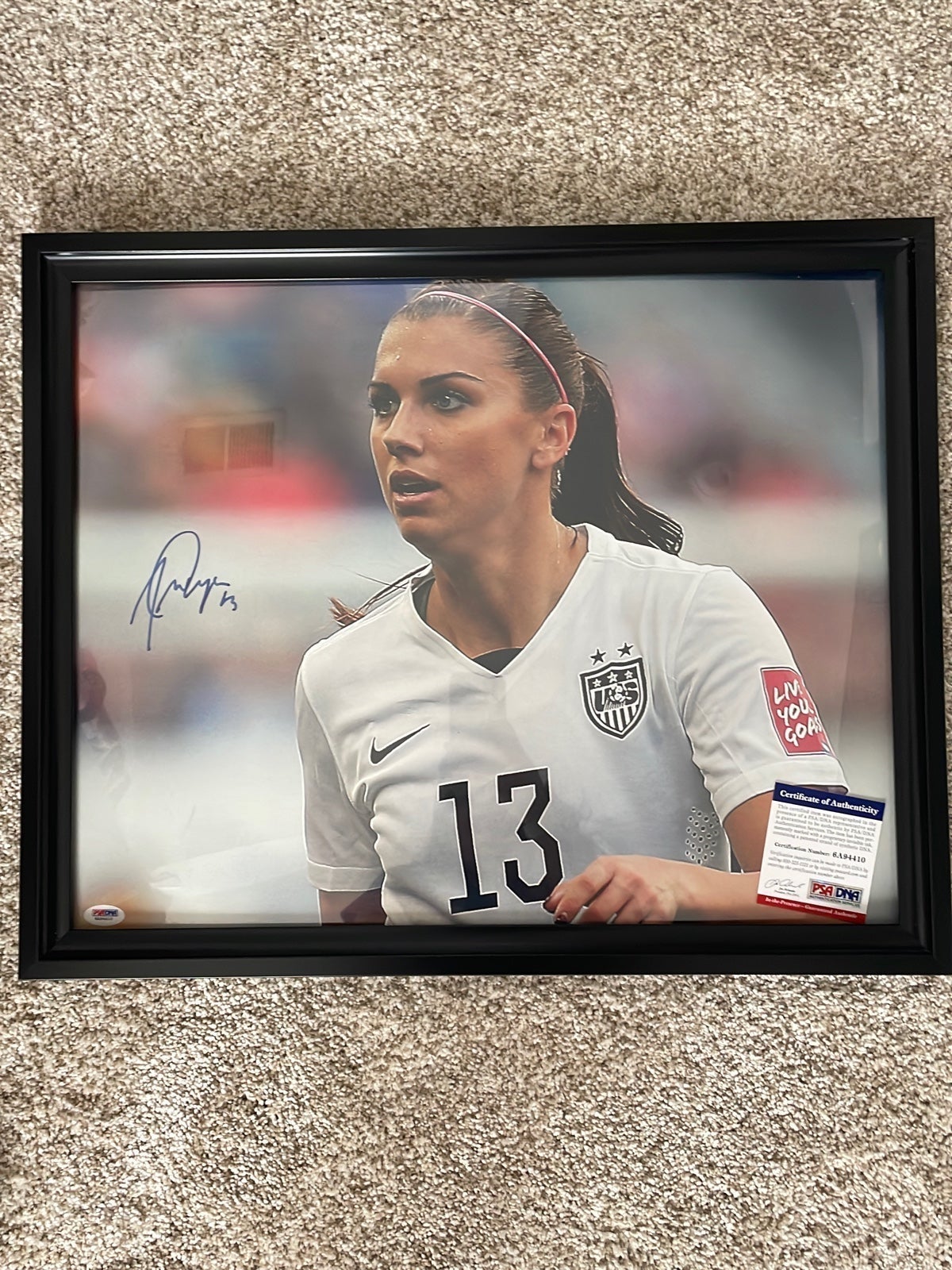 Alex Morgan Autographed Picture