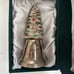 1998 Making Spirits Bright Third Edition Collection Silverplated Tree Bell Jewel