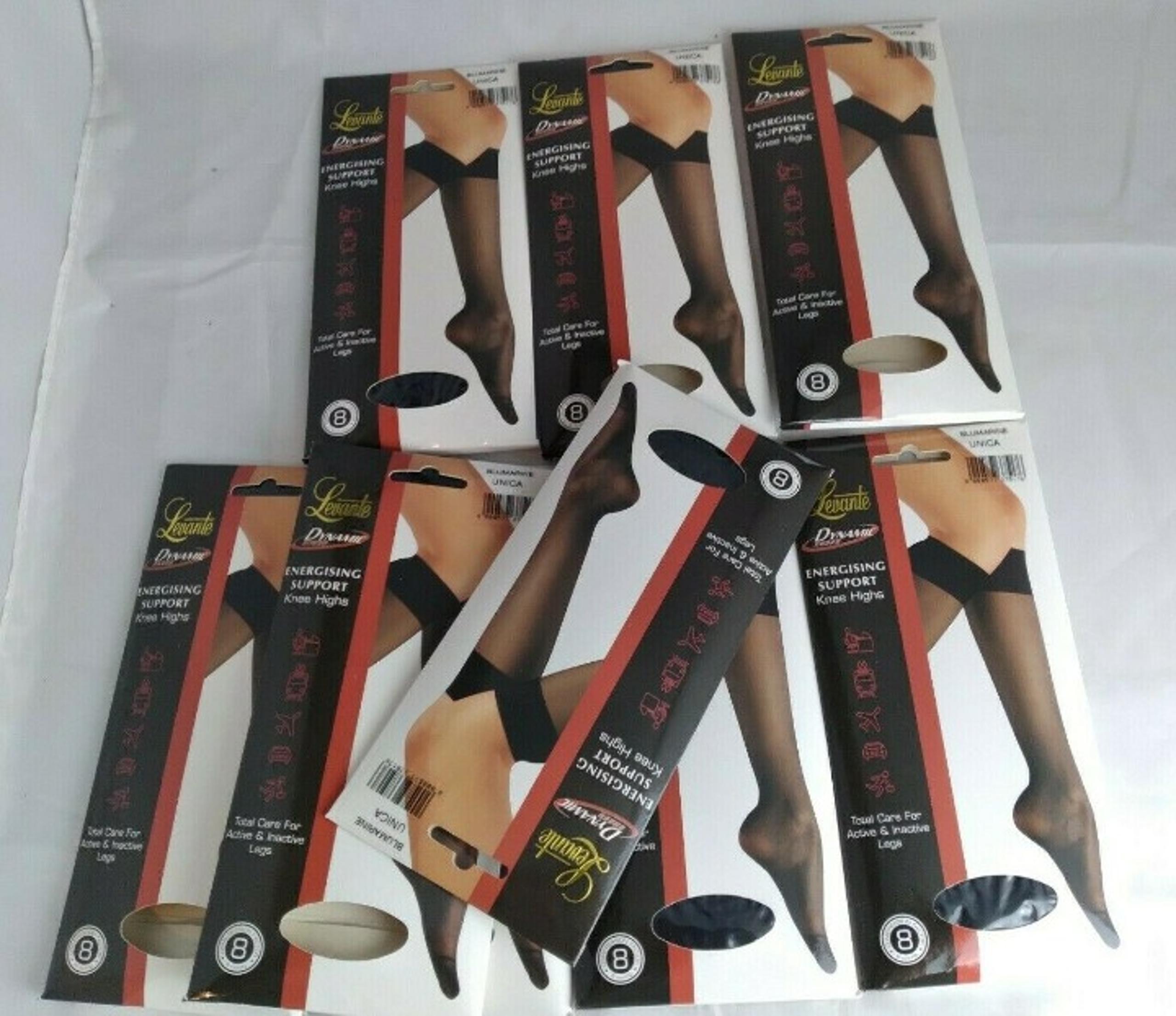 12 Pair Levante Knee Highs Energizing Su