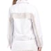 Blank NYC Cotton Snap Front White Denim Rhinestone Fringe Jacket S NWT