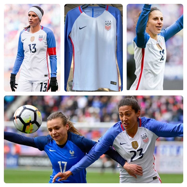 NIKE USWNT 16/17 PLAYER ISSUE LS JERSEY M