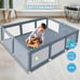 74''x50'' Large Baby Playpens for Babies and Toddlers, Playpen Indoor.