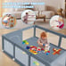 74''x50'' Large Baby Playpens for Babies and Toddlers, Playpen Indoor.