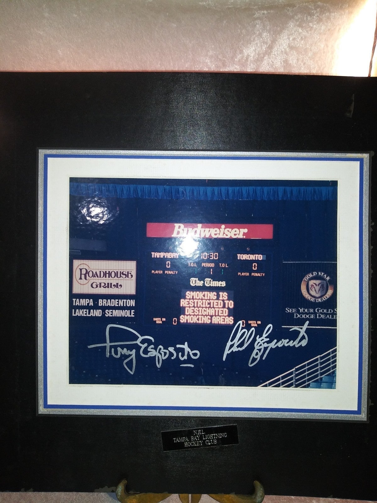Signed photo NHL