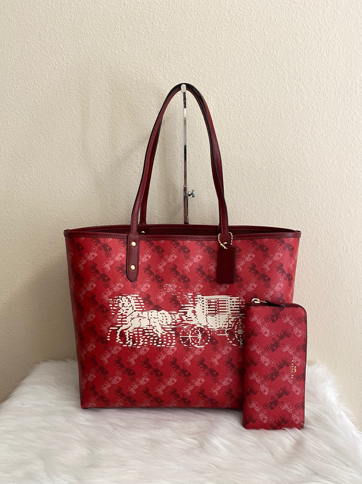 Coach purse and wallet set