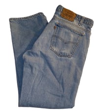 Vintage Levis 505 Orange Tab Jeans Regular Fit Men's 36x30 (35x29) Distressed