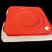 Tupperware orange picnic container