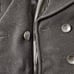Moda International Black Double Breasted Fitted Wool Coat