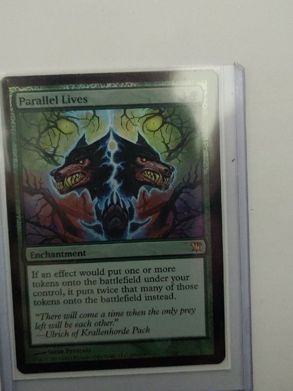 Foil parallel lives innastrad mtg card
