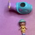 Vintage 1992 Blue Bird Polly Pocket snail penpal lulu doll