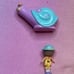 Vintage 1992 Blue Bird Polly Pocket snail penpal lulu doll