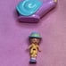 Vintage 1992 Blue Bird Polly Pocket snail penpal lulu doll