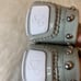 Donald J Pilner Grey Silver Studded Loafers Val Sz 9.5M Moccasin Esque NWB