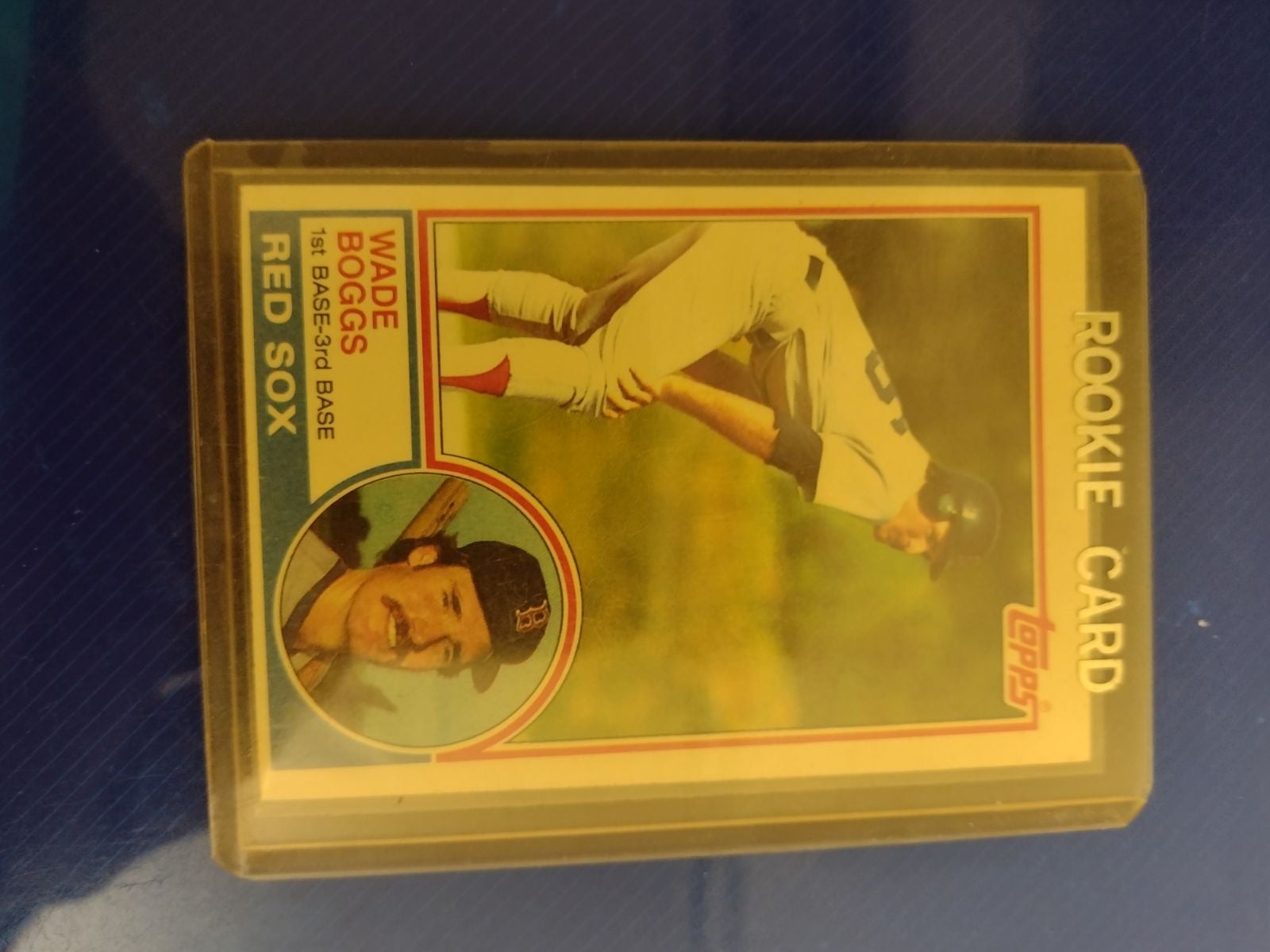 Topps wade Biggs rookie card