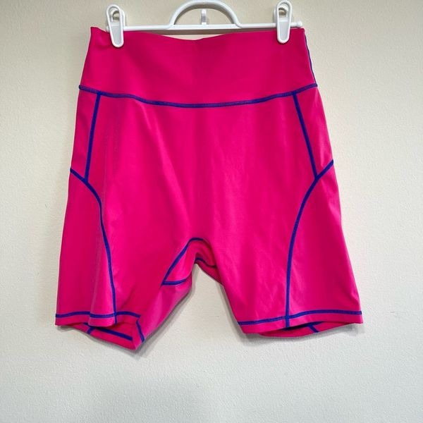 BuffBunny Wave Biker Shorts Miami Vice Pink XL Women