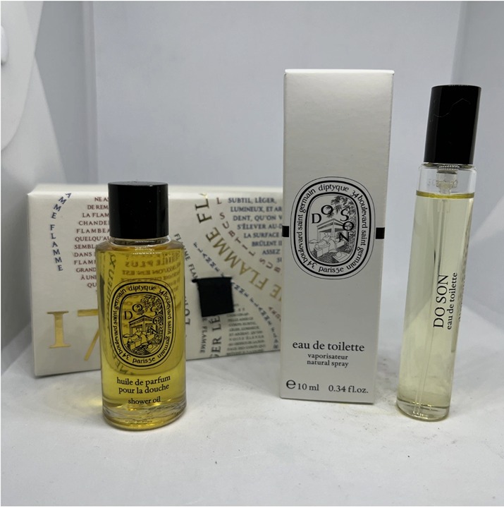 Diptyque Do Son EDT 0.34fl oz & Shower Oil 0.5fl oz As Pictured