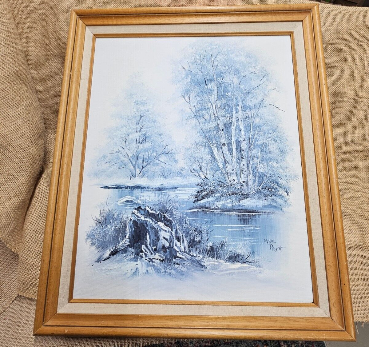 Original Oil Painting signed framed