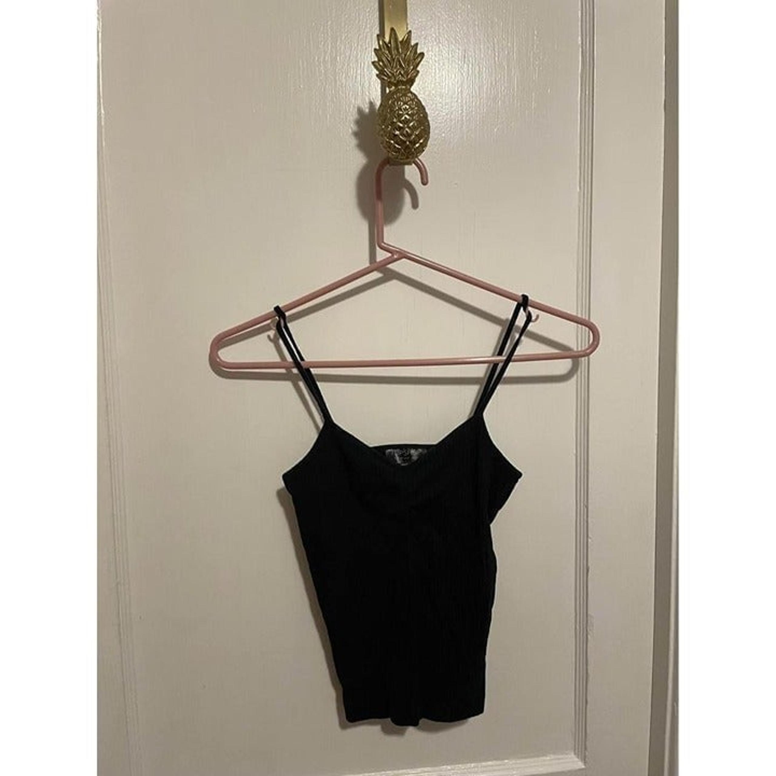 Topshop Women’s Size 6 Black Tank Top