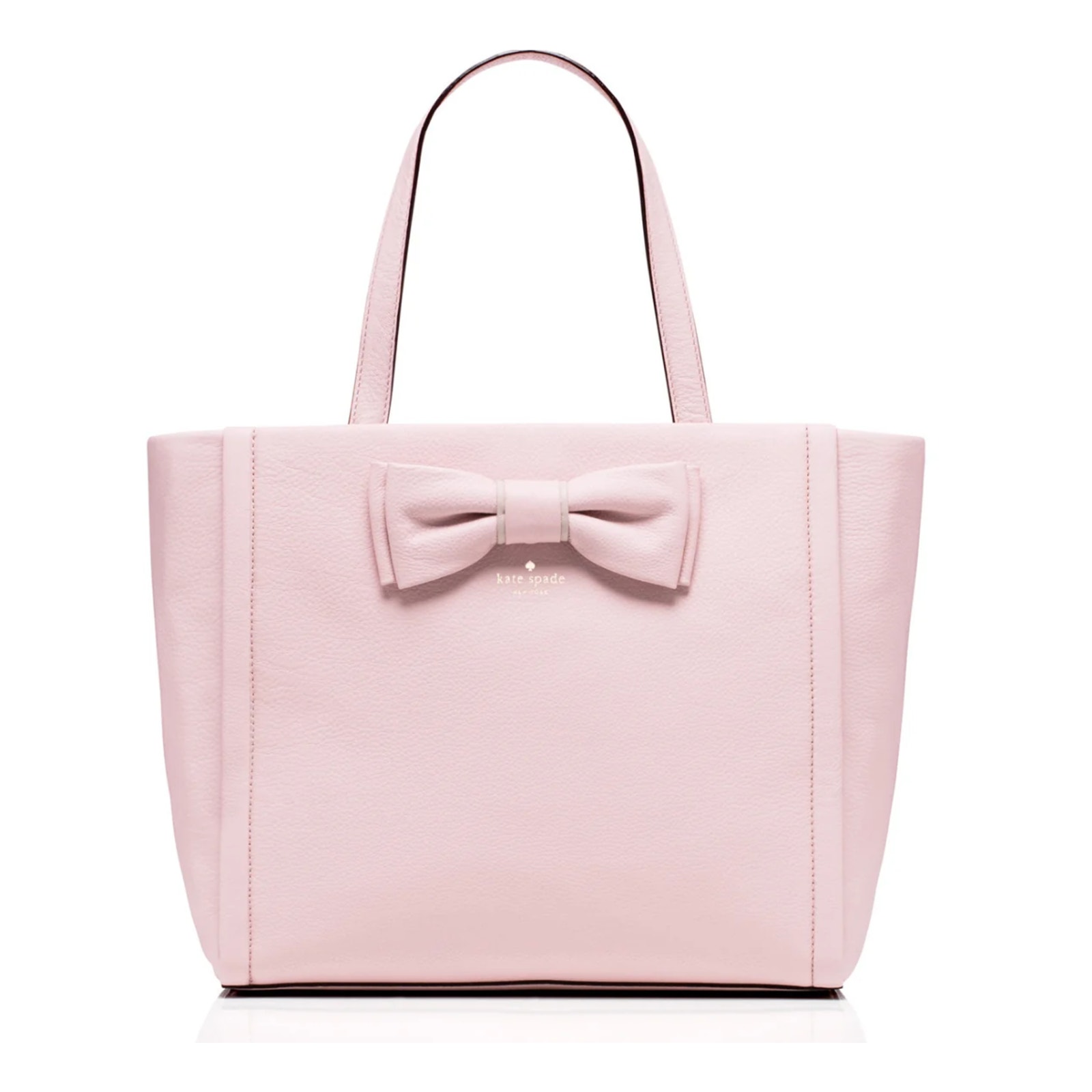 Kate Spade Murray Street Shoshanna Bow Tote Pink Leather Bag Size OS