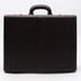 NWOT 1150 Corneliani Dark Brown Leather Expandable Attaché Business Case
