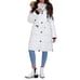 Canada Weather Gear Faux Fur Insulated Long Puffer Coat In White Color NWT