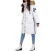Canada Weather Gear Faux Fur Insulated Long Puffer Coat In White Color NWT